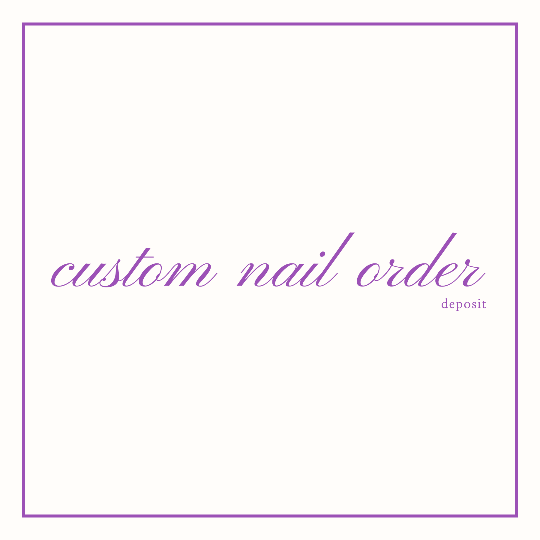 Custom Orders