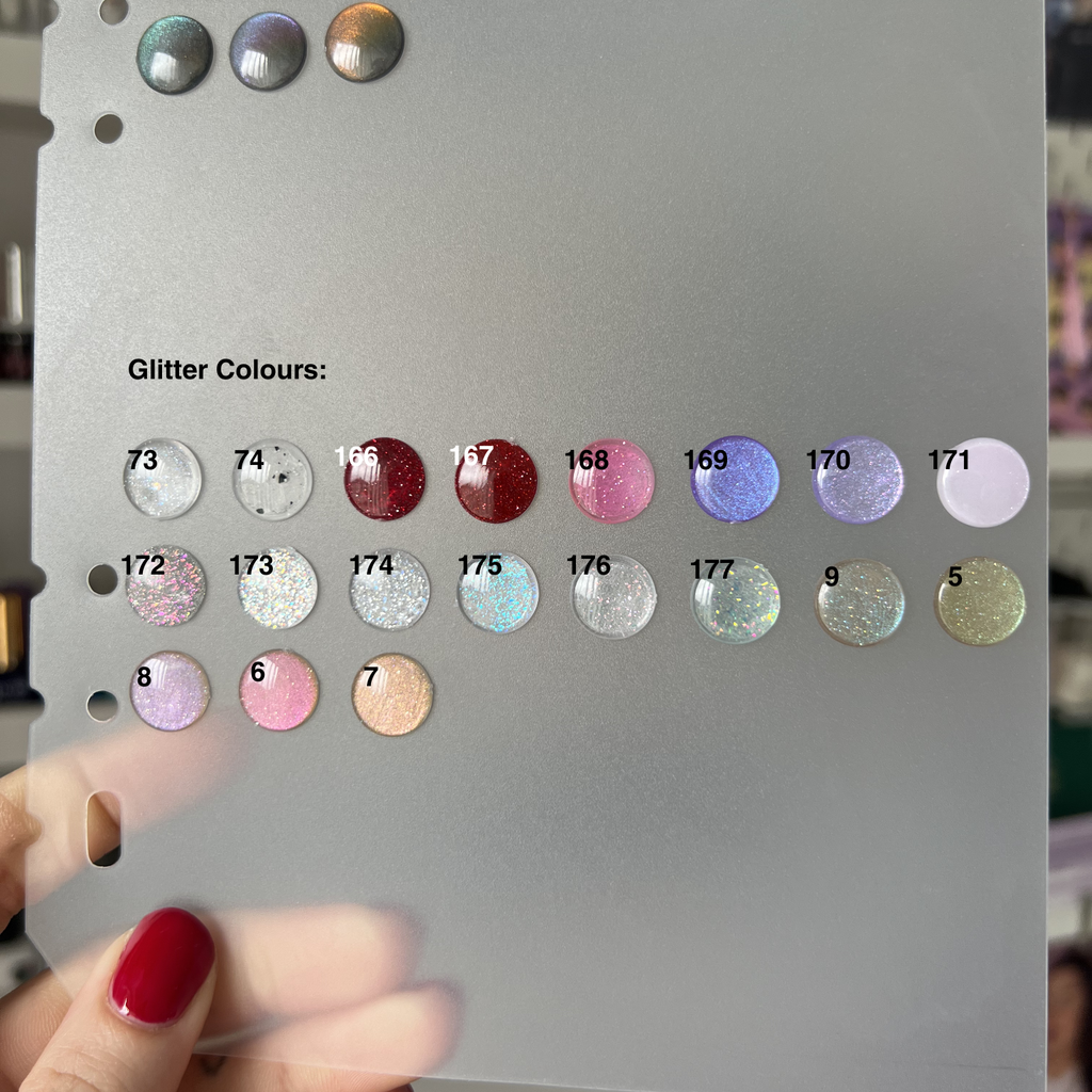 Cat Eye & Glitter Press-On Nail Sets