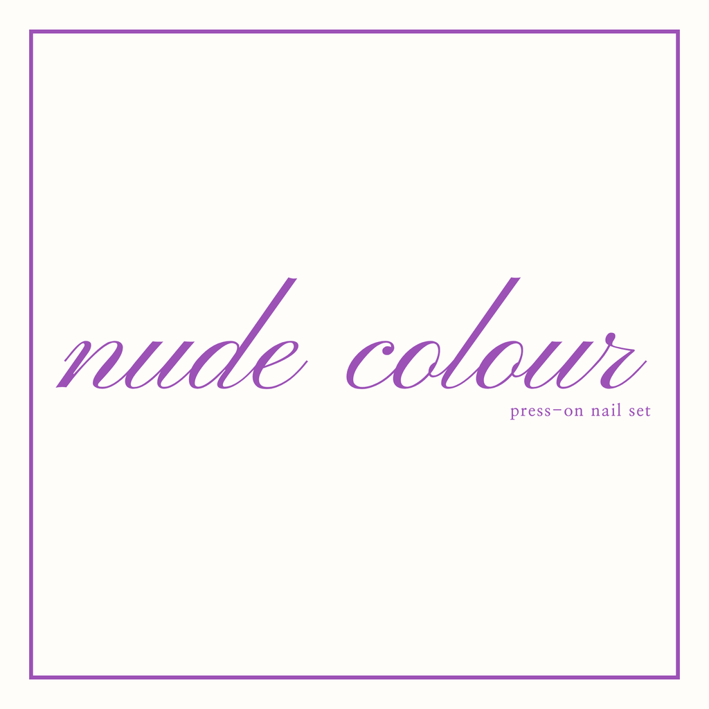 Nude Colour Press-On Nail Set