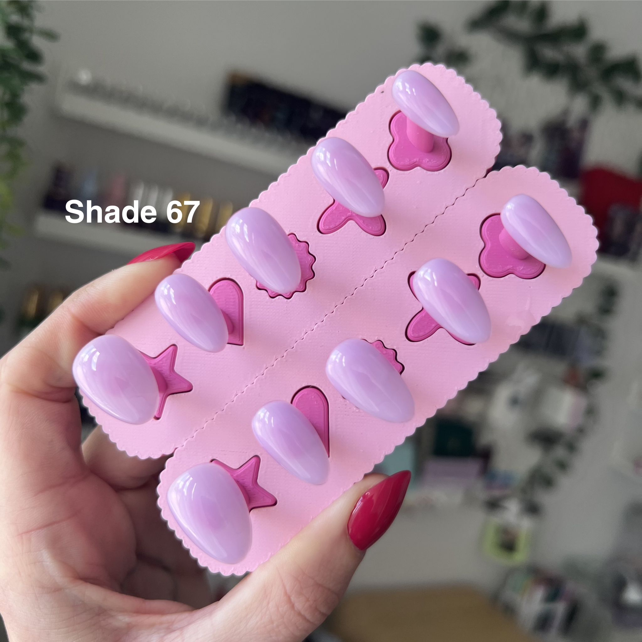 Solid Syrup Colour Press-On Nail Set