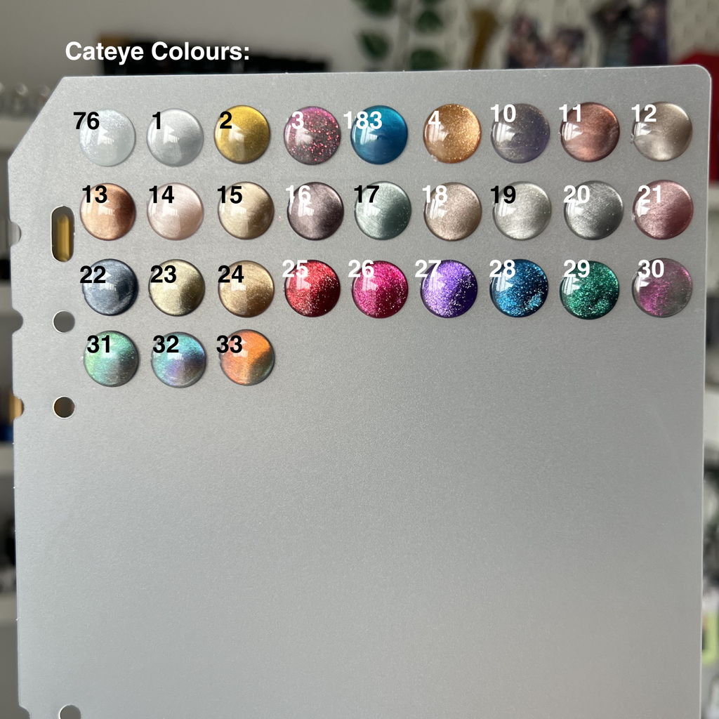 Cat Eye & Glitter Press-On Nail Sets