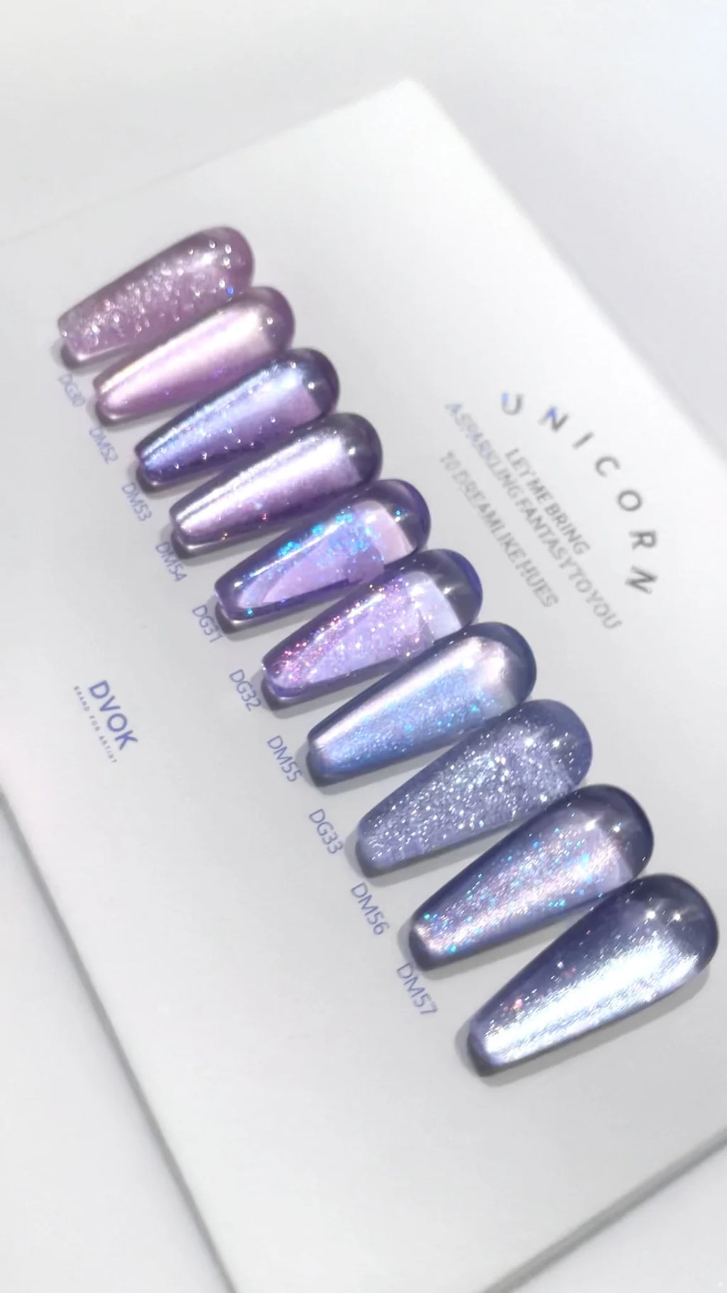 DVOK Unicorn Korean Gel Collection
